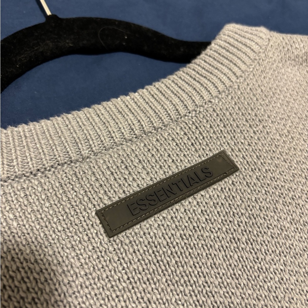 Essentials Gray Sweater For Men - image 5